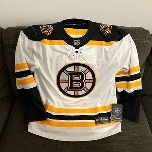 Fanatics Authentic Boston Bruins Breakaway NHL Hockey White Jersey Men’s Sz: M